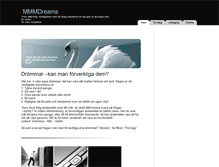 Tablet Screenshot of mmmdreams.com